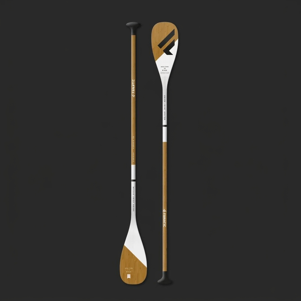 Fanatic Bamboo Carbon 50 paddle on charcoal background