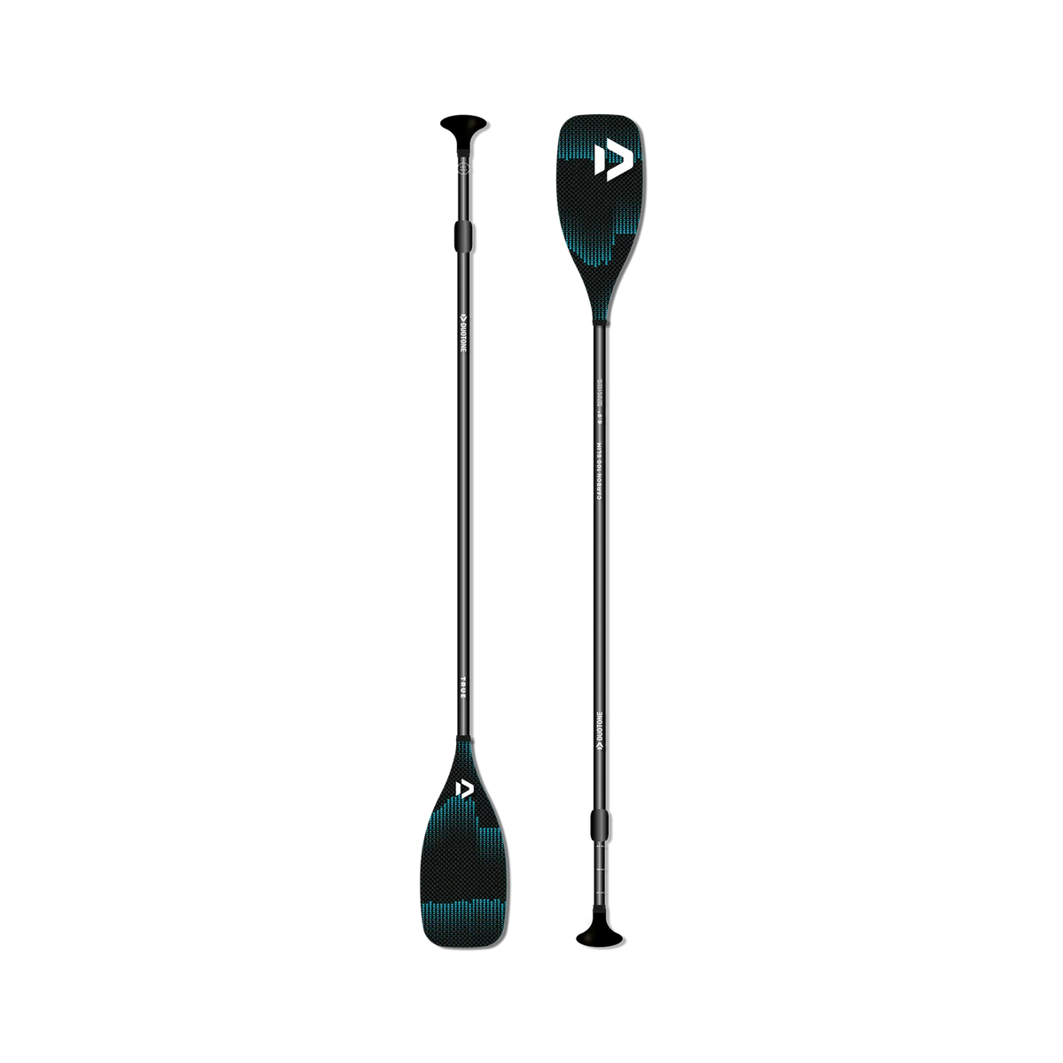 Duotone SUP paddle shown from two sides