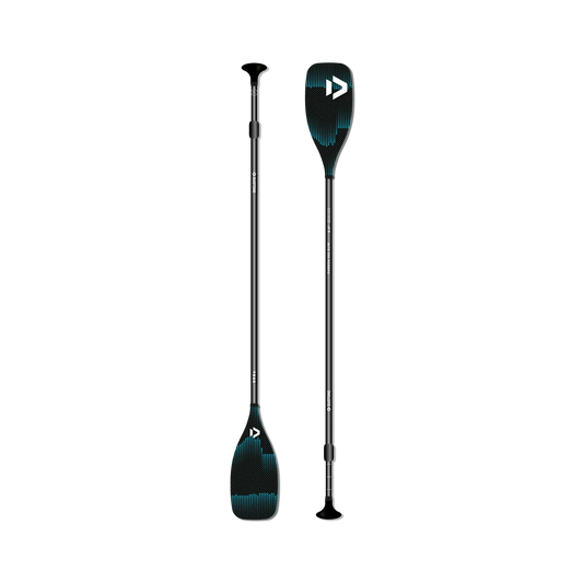 Duotone SUP paddle shown from two sides
