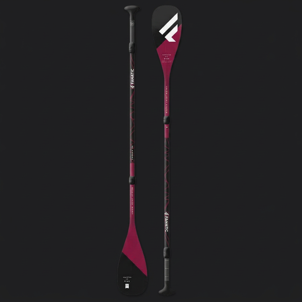 Fanatic Carbon 80 paddle on charcoal background